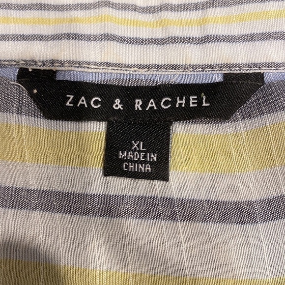 Z womens Zac & Rachel casual roll tab sleeve regular size pullover top XL. EUC - Picture 4 of 4